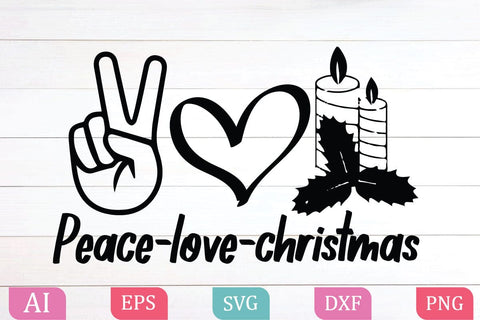 Peace Love Christmas SVG/PNG,Peace Love Christmas,Christmas Shirt SVG,Funny Christmas Shirt SVG, Christmas Tree SVG, Popular Png, Svg Files For Cricut,love Christmas svg, love Christmas png, heart christmas png,heart Christmas svg,Buffalo Plaid,gnome svg SVG BB Type Studios 