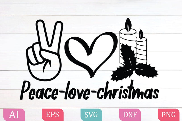 Peace Love Christmas SVG/PNG,Peace Love Christmas,Christmas Shirt SVG,Funny Christmas Shirt SVG, Christmas Tree SVG, Popular Png, Svg Files For Cricut,love Christmas svg, love Christmas png, heart christmas png,heart Christmas svg,Buffalo Plaid,gnome svg SVG BB Type Studios 