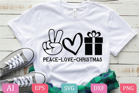 Peace Love Christmas SVG/PNG,Peace Love Christmas,Christmas Shirt SVG,Funny Christmas Shirt SVG, Christmas Tree SVG, Popular Png, Svg Files For Cricut,love Christmas svg, love Christmas png, heart christmas png,heart Christmas svg,Buffalo Plaid,gnome svg SVG BB Type Studios 
