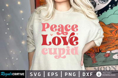 Peace love cupid SVG design SVG Regulrcrative 