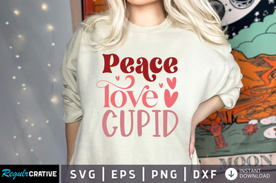 Peace love cupid SVG design SVG Regulrcrative 