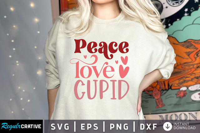 Peace love cupid SVG design SVG Regulrcrative 