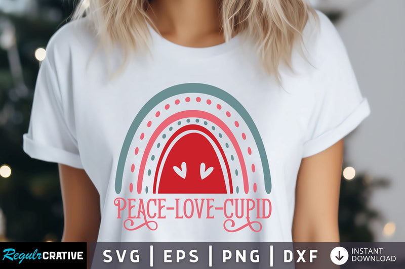 Peace-love-cupid Svg Design SVG Regulrcrative 