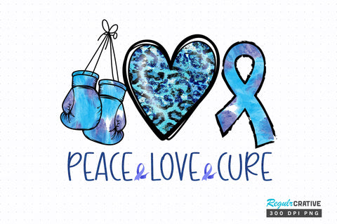 Peace love cure png design Sublimation Regulrcrative 
