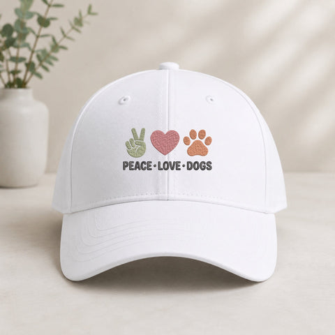 Peace Love Dogs Embroidery Design – Dog Lover Machine Embroidery File, Peace Sign Heart Paw Print, Dog Mom Pet Lover Design Embroidery/Applique DESIGNS PatternFeed8 