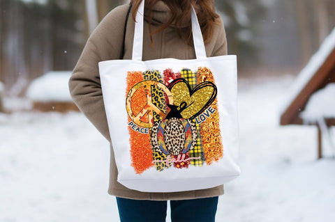Peace love fall PNG Design Sublimation Designangry 