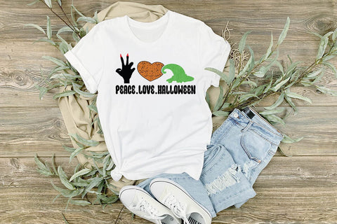 Peace love halloween SVG Angelina750 