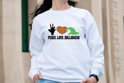 Peace love halloween SVG Angelina750 