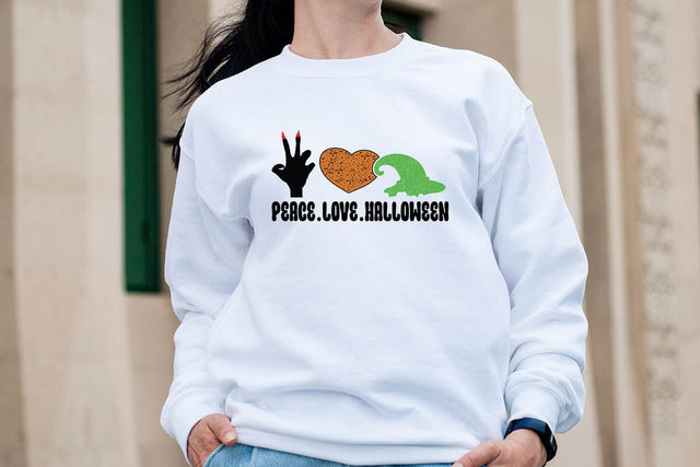 Peace love halloween SVG Angelina750 