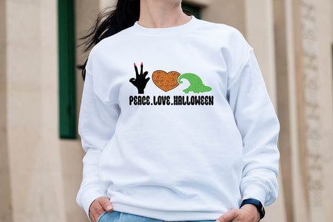 Peace love halloween SVG Angelina750 