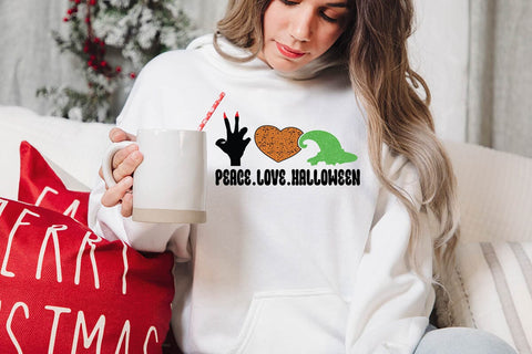Peace love halloween SVG Angelina750 