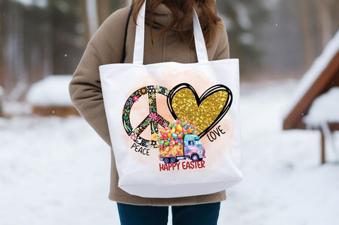 Peace love happy easter PNG Design Sublimation Designangry 