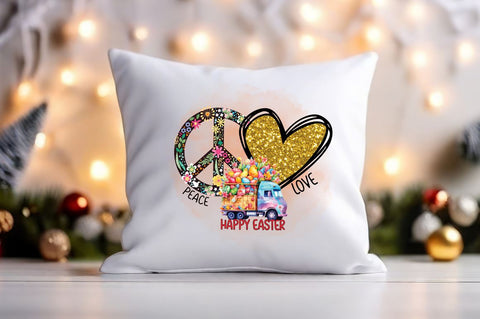 Peace love happy easter PNG Design Sublimation Designangry 