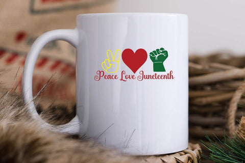 Peace Love Juneteenth SVG Angelina750 