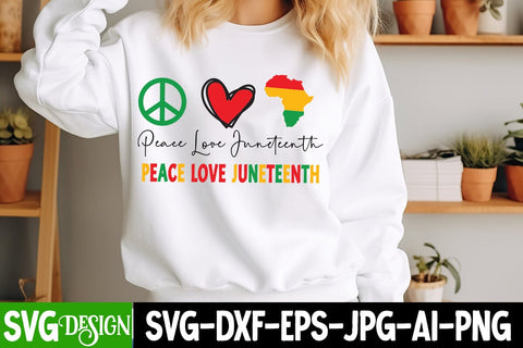 Peace Love Juneteenth SVG Design, Juneteenth SVG Cut File, Juneteenth Sublimation Design, Juneteenth SVG Cut File, Juneteenth Sublimation Design, Black hIstory SVG Bundle , Black Woman SVG Design SVG BlackCatsMedia 
