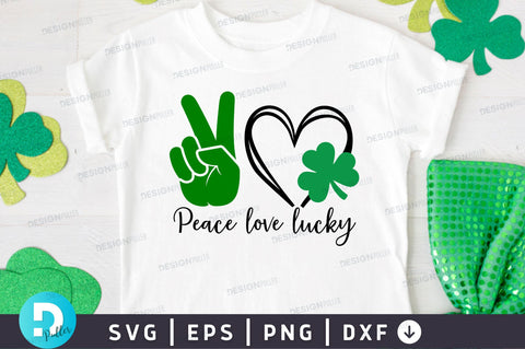 Peace love lucky SVG Design SVG Regulrcrative 