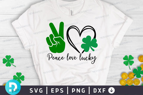 Peace love lucky SVG Design SVG Regulrcrative 