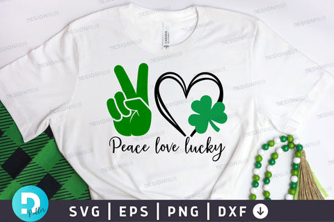 Peace love lucky SVG Design SVG Regulrcrative 