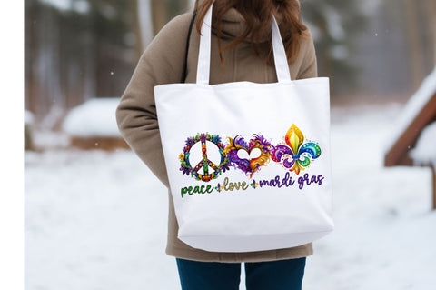Peace love mardi gras Sublimation Sublimation Designangry 