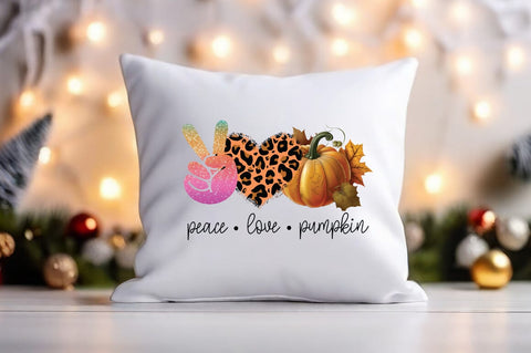 Peace love pumpkin PNG Design Sublimation Designangry 