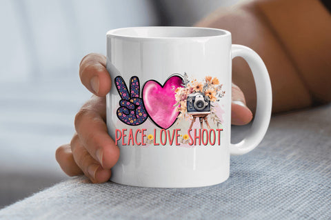 Peace Love Shoot Sublimation Design Sublimation Regulrcrative 