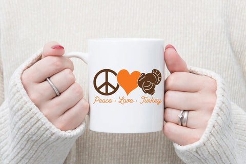 Peace Love Turkey SVG SVG CraftLabSVG 