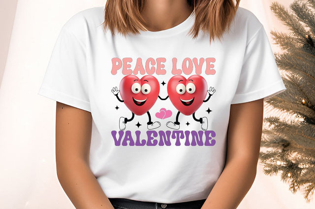 Peace love valentine PNG Design Sublimation Designangry 