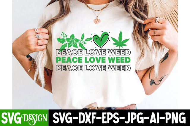 Peace Love Weed SVG Design,Weed SVG Design,Cannabis SVG,Weed SVG Cut,Weed SVG Bundle,Weed Sublimation Design,Cannabis SVG Cut File,Weed SVG SVG BlackCatsMedia 