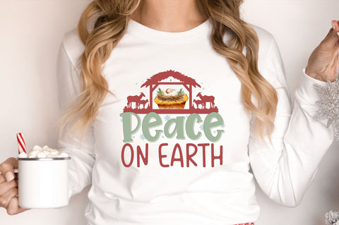 Peace on earth png design Sublimation Regulrcrative 