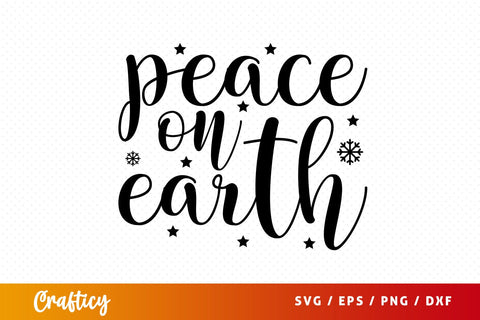 Peace on earth SVG Design SVG Designangry 