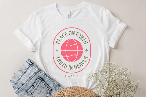 Peace on earth truth in heaven SVG Design, Jesus Tshirt SVG FiveStarCrafting 