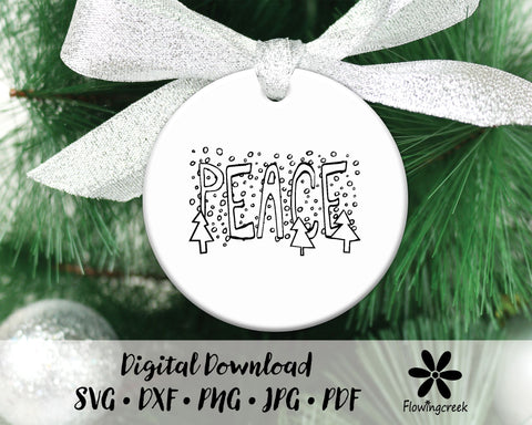 Peace Winter Scene SVG SVG Flowingcreek 