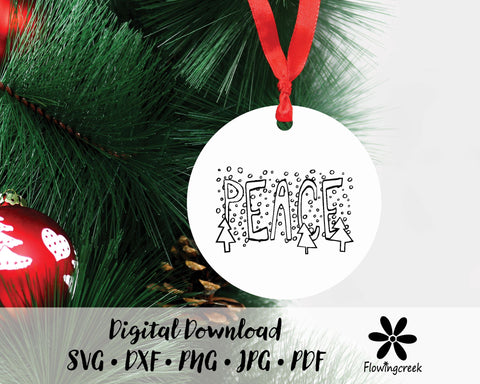 Peace Winter Scene SVG SVG Flowingcreek 