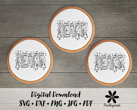 Peace Winter Scene SVG SVG Flowingcreek 