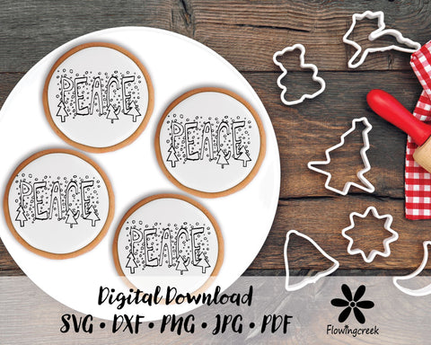 Peace Winter Scene SVG SVG Flowingcreek 