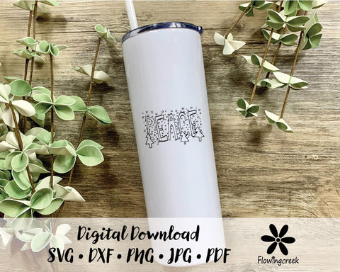 Peace Winter Scene SVG SVG Flowingcreek 