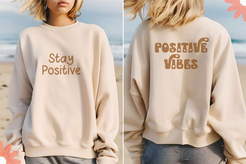 Peaceful Pause - Cute Retro Duo Font Font Masyafi Studio 