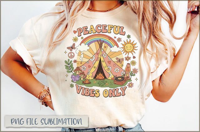 Peaceful vibes only Sublimation Sublimation Shetara Begum 
