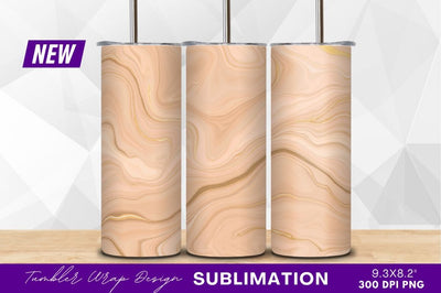 Peach And Gold Marble Texture Background Sublimation Regulrcrative 