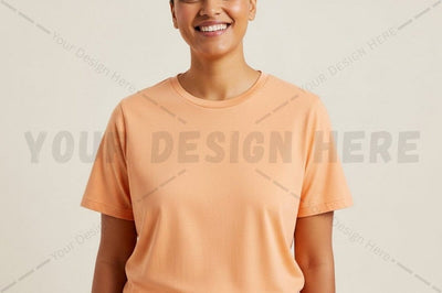 Peach blossom t-shirt mockup Mock Up Photo Regulrcrative 