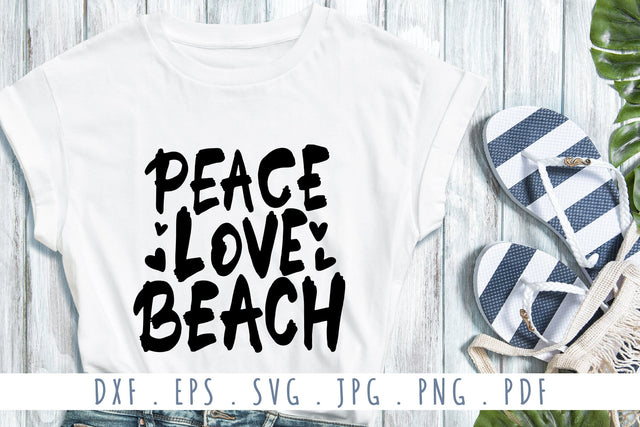 Peach Love Beach Quotes SVG Cut Files SVG dapiyupi store 