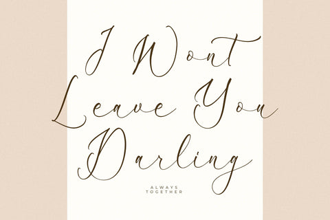 Peach Mondela - Beauty Calligraphy Font Font Storytype Studio 