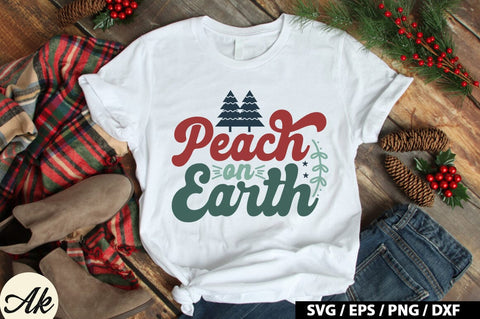 Peach On Earth SVG Design SVG akazaddesign 