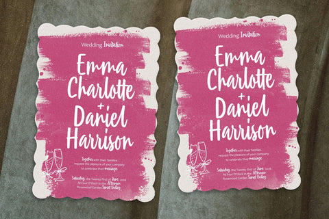 Peachlona Script – Naturally Sweet Script Font Four Lines Std. 