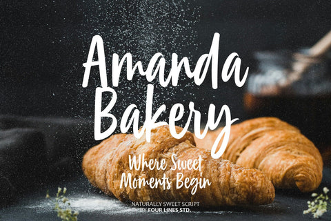 Peachlona Script – Naturally Sweet Script Font Four Lines Std. 