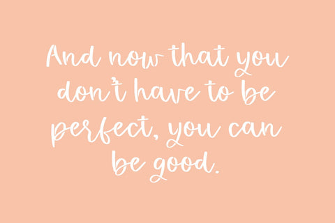 Peachy Tea Stencil Script Font Beck McCormick 