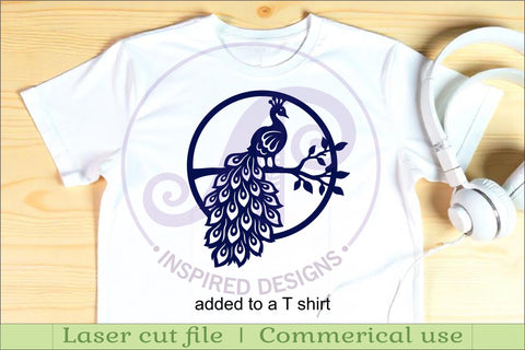 Peacock theme wall sign, SVG file. SVG APInspireddesigns 