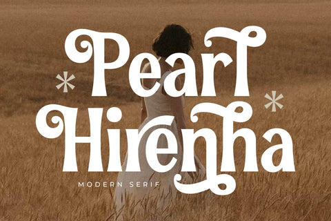 Pearl Hirenha – Modern Serif Font Storytype Studio 