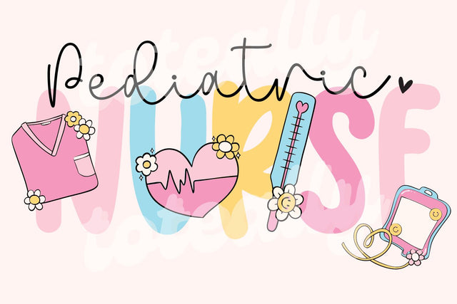 Pediatric Nurse SVG SVG Toteally Creations 