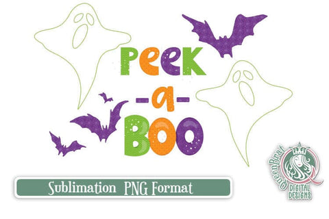 Peek-a-BOO Sublimation QueenBrat Digital Designs 